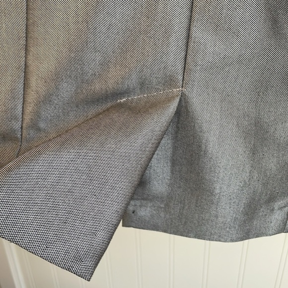 Calvin Klein Silver Metallic Sleeveless Sheath Dress Button Details Pleated 4 - Picture 11 of 14